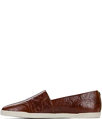Patricia Nash Lola Floral Tooled Leather Sneakers