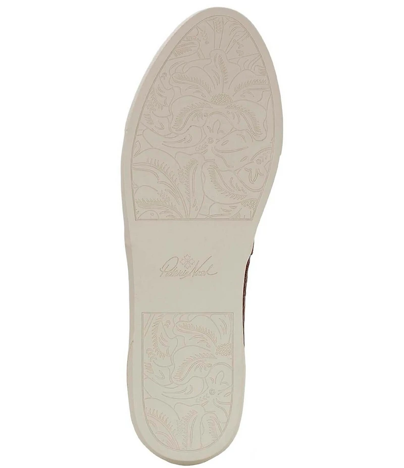Patricia Nash Lola Floral Tooled Leather Sneakers