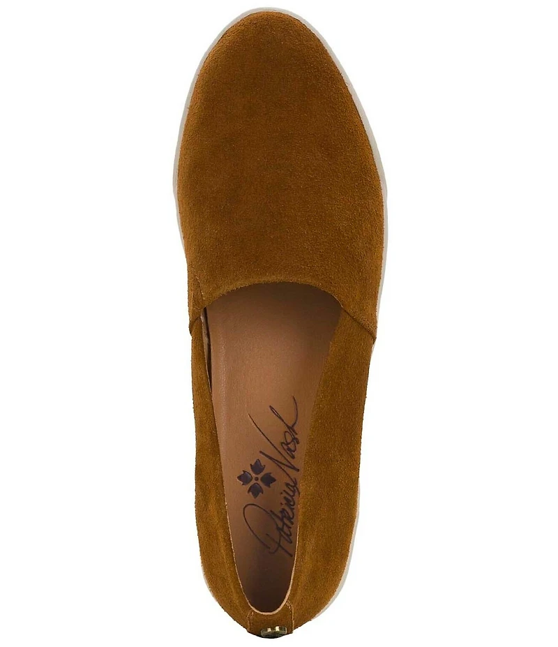 Patricia Nash Lola Suede Slip On Sneakers
