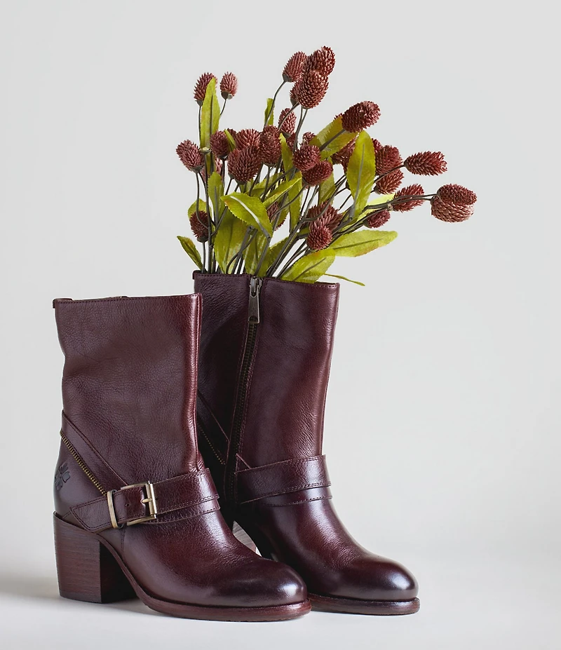 Patricia Nash Lombardy Leather Mid Boots