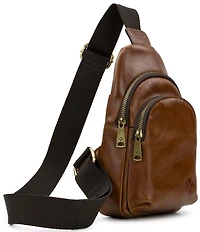 Patricia Nash Louetta Bronze Hardware Sling Crossbody Bag