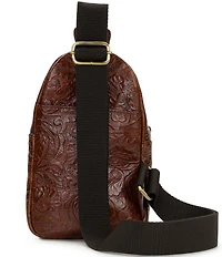 Patricia Nash Louetta Tooled Sling Crossbody Bag