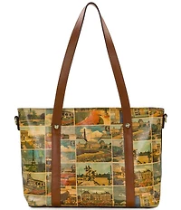 Patricia Nash Luserna Postcards From Paris Tote Bag