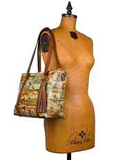 Patricia Nash Luserna Postcards From Paris Tote Bag