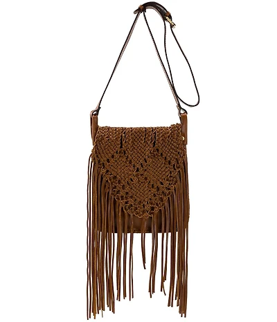 Patricia Nash Mara Flap Fringe Crossbody Bag