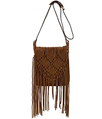 Patricia Nash Mara Flap Fringe Crossbody Bag