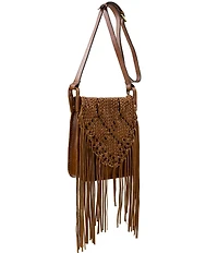 Patricia Nash Mara Flap Fringe Crossbody Bag