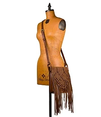 Patricia Nash Mara Flap Fringe Crossbody Bag