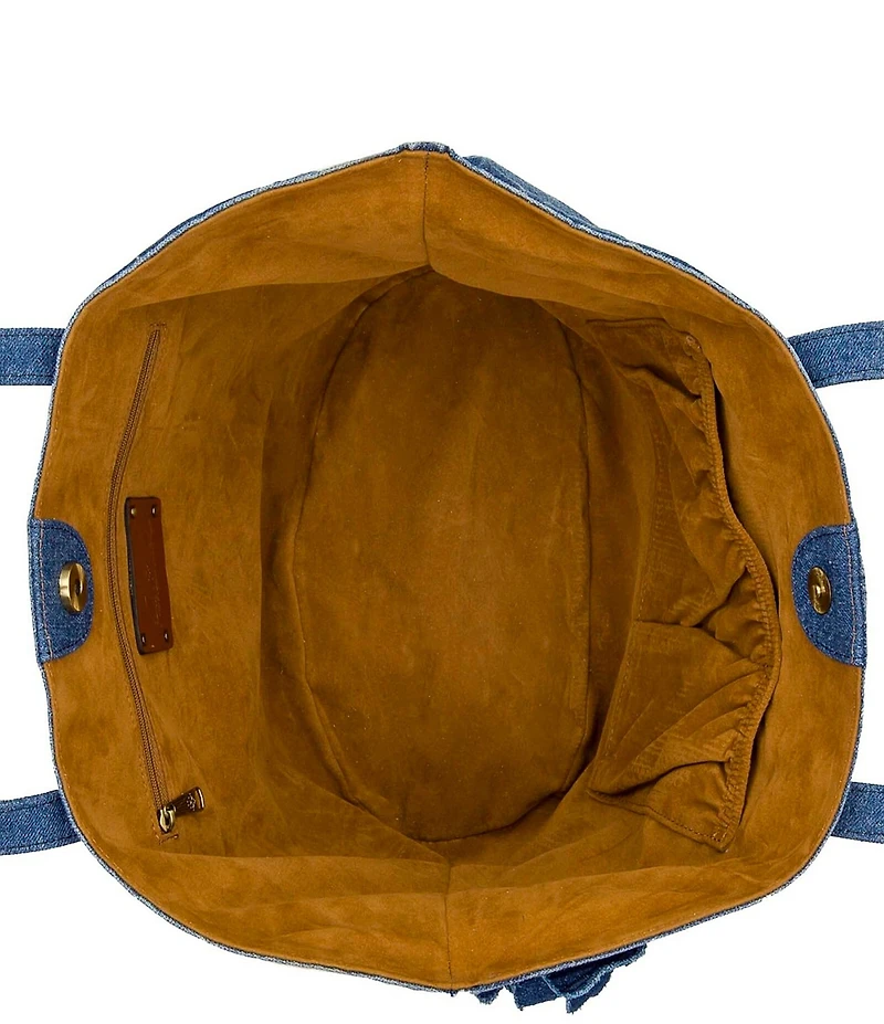 Patricia Nash Marconia Floral Denim Tote Bag