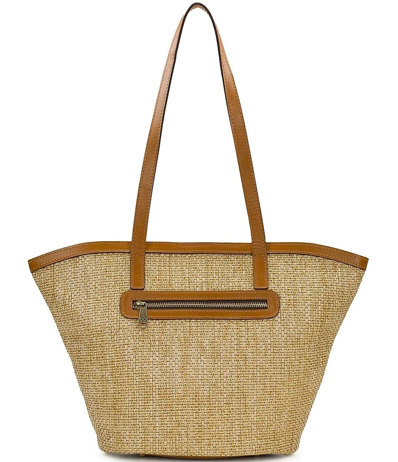Patricia Nash Marconia Woven Raffia Scarf Tote Bag
