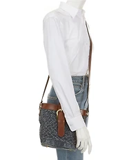Patricia Nash Marguax Denim Crossbody Bag