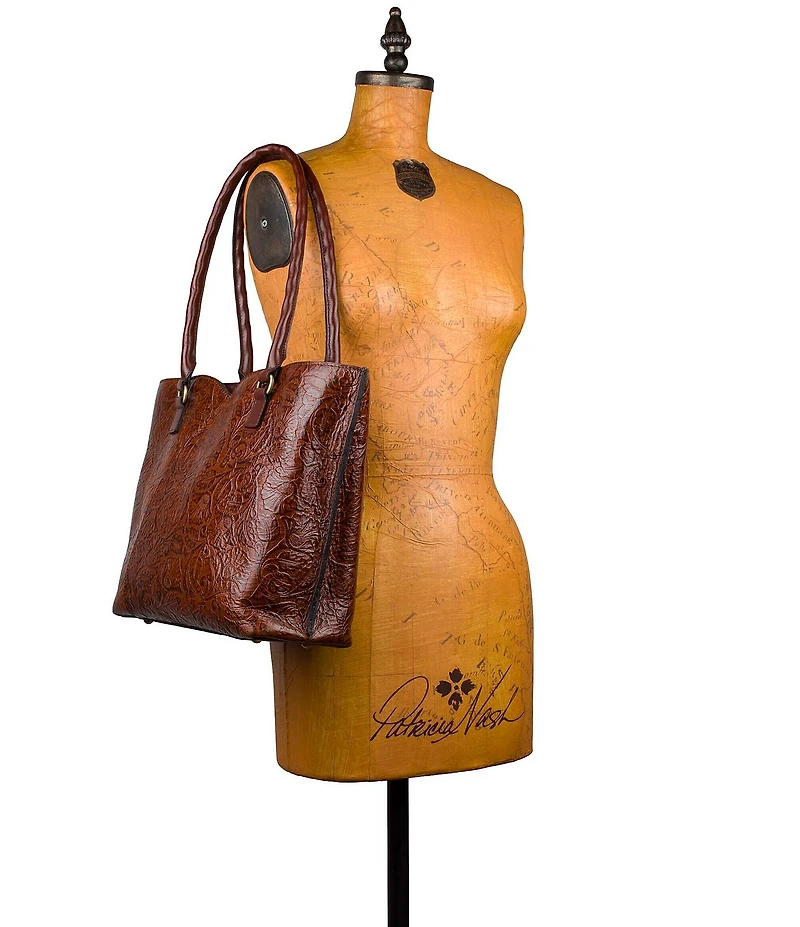 Patricia Nash Marion Tooled Tote Bag
