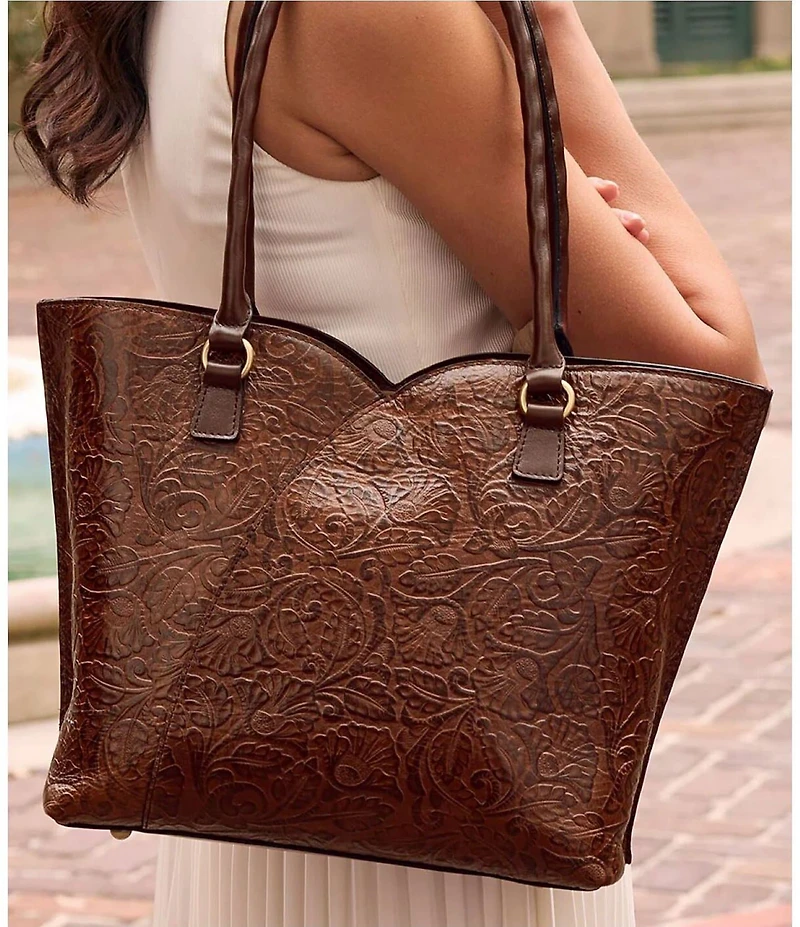 Patricia Nash Marion Tooled Tote Bag