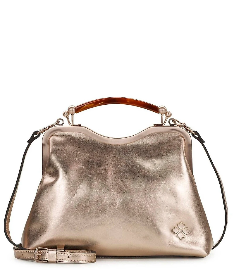 Patricia Nash Maryse Metallic Kiss Lock Frame Clutch