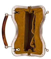 Patricia Nash Maryse Metallic Kiss Lock Frame Clutch