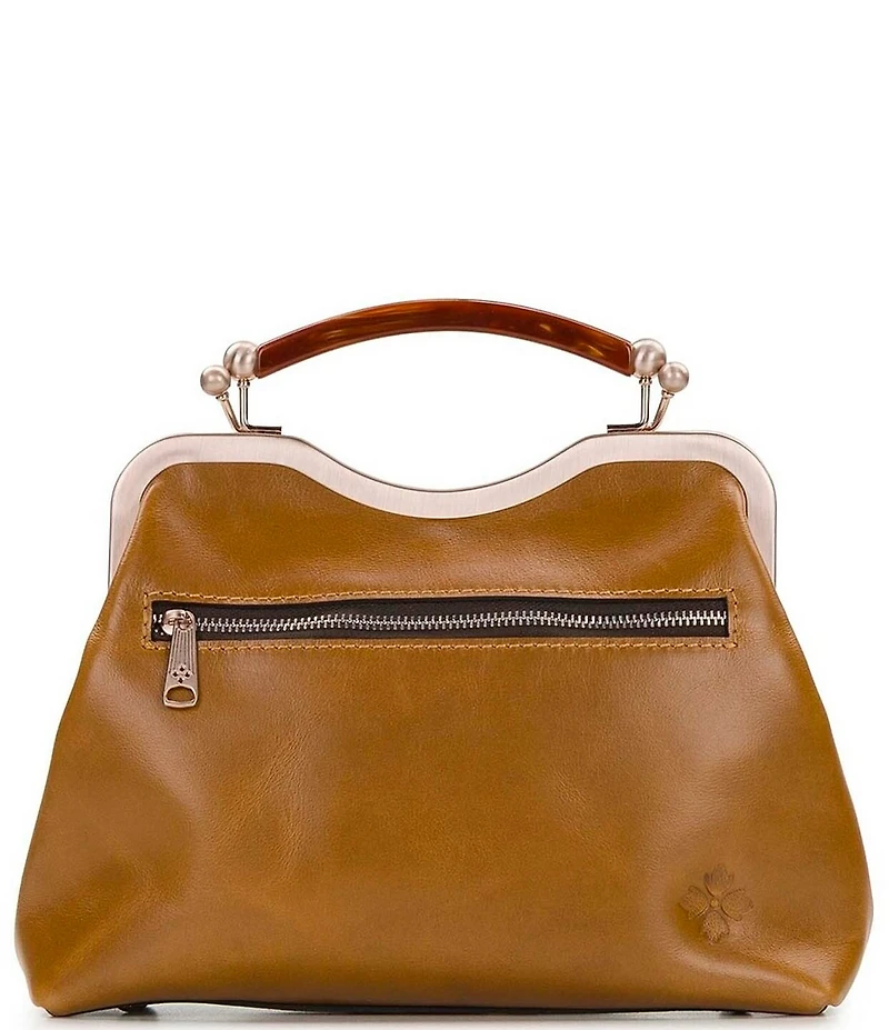 Patricia Nash Maryse Metallic Kisslock Handle Frame Crossbody Bag