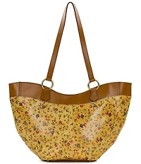 Patricia Nash Meudon Small Leather Floral Tote Bag