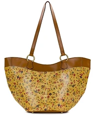Patricia Nash Meudon Small Leather Floral Tote Bag