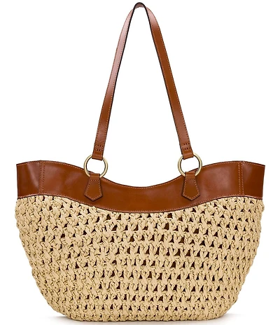 Patricia Nash Meudon Small Straw Tote Bag