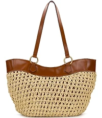 Patricia Nash Meudon Small Straw Tote Bag