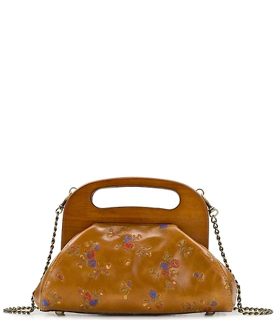 Patricia Nash Meuse Wooden Frame Handle Clutch Bag
