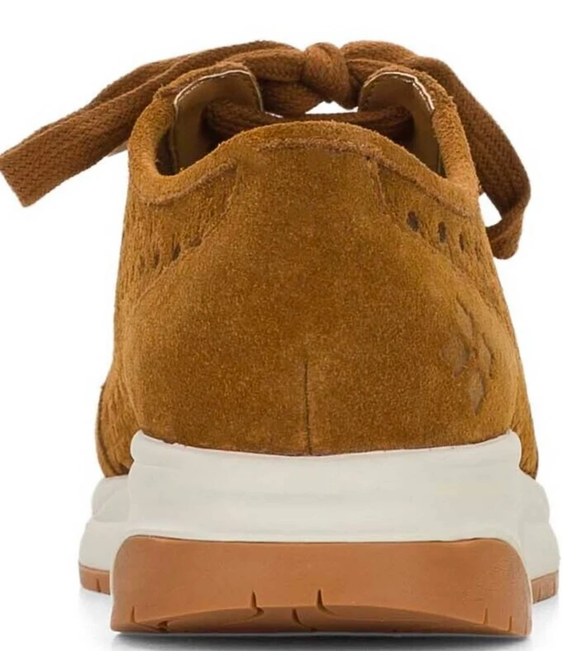 Patricia Nash Milla Perforated Suede Lace Up Sneakers