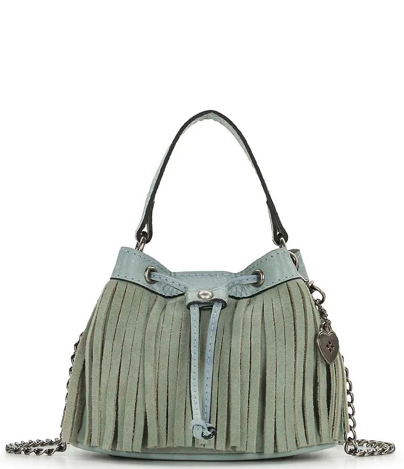 Patricia Nash Mini Elisa Suede Fringe Crossbody Bag