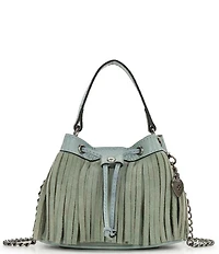 Patricia Nash Mini Elisa Suede Fringe Crossbody Bag
