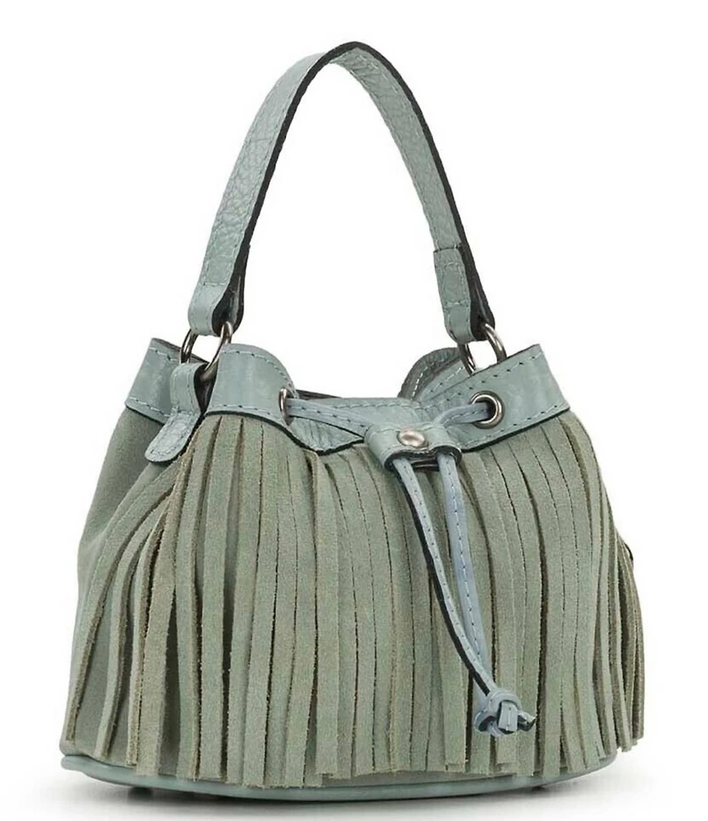 Patricia Nash Mini Elisa Suede Fringe Crossbody Bag