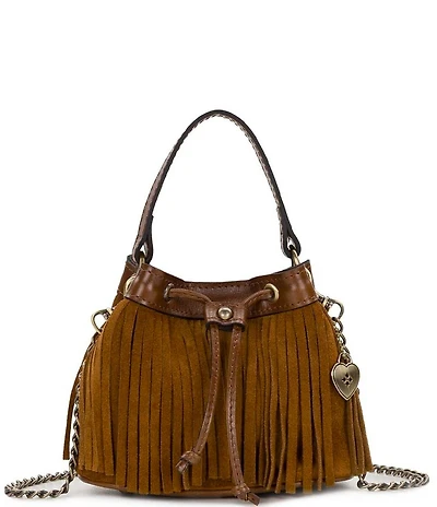 Patricia Nash Mini Elisa Suede Fringe Crossbody Bag