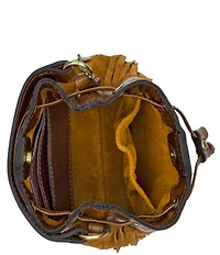 Patricia Nash Mini Elisa Suede Fringe Crossbody Bag