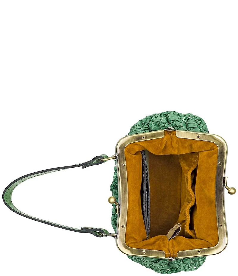 Patricia Nash Mini Laureana Woven Raffia Clutch