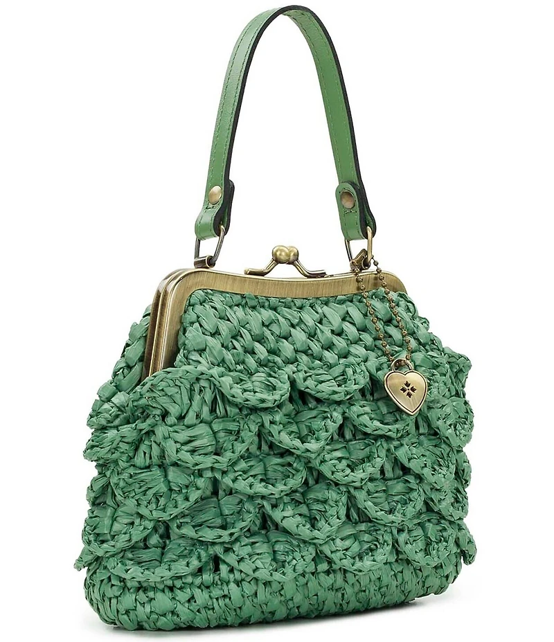 Patricia Nash Mini Laureana Woven Raffia Clutch