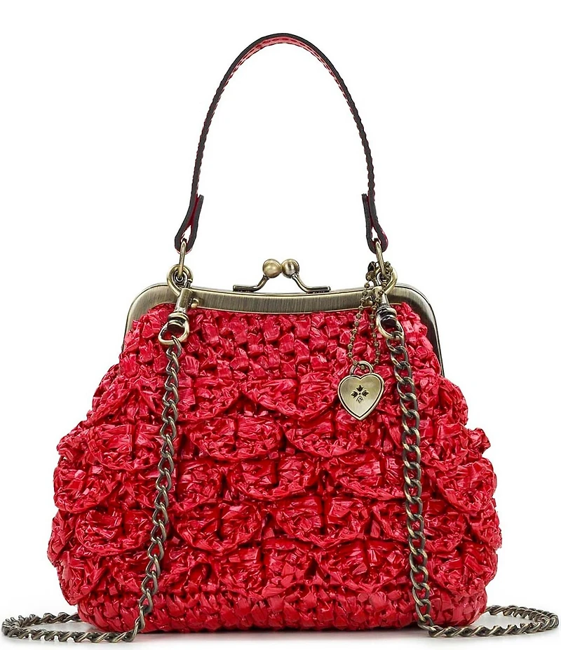 Patricia Nash Mini Laureana Woven Raffia Clutch