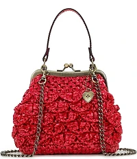 Patricia Nash Mini Laureana Woven Raffia Clutch