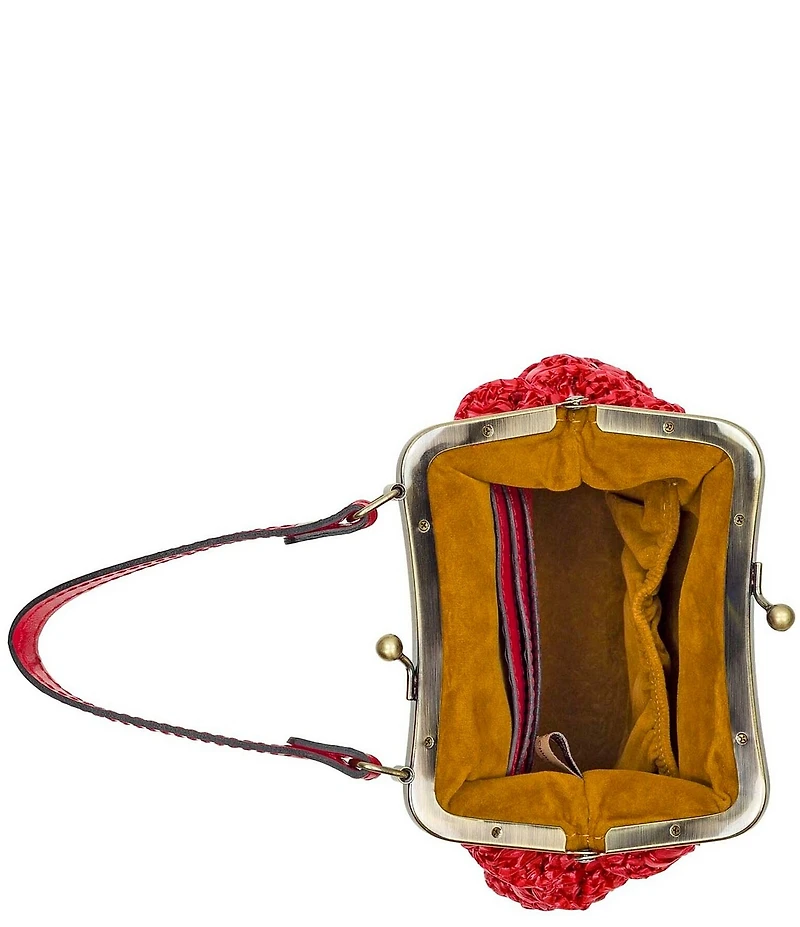 Patricia Nash Mini Laureana Woven Raffia Clutch