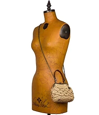 Patricia Nash Mini Laureana Woven Raffia Clutch