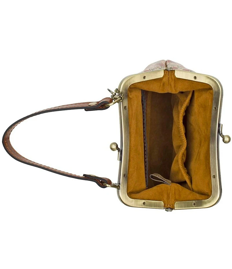 Patricia Nash Mini Laureana Floral Kisslock Chain Crossbody Bag