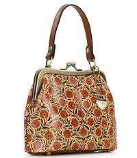 Patricia Nash Mini Laureana Floral Kisslock Chain Crossbody Bag