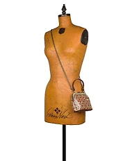 Patricia Nash Mini Laureana Floral Kisslock Chain Crossbody Bag