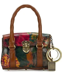 Patricia Nash Mini Vienna Floral Charm Keychain