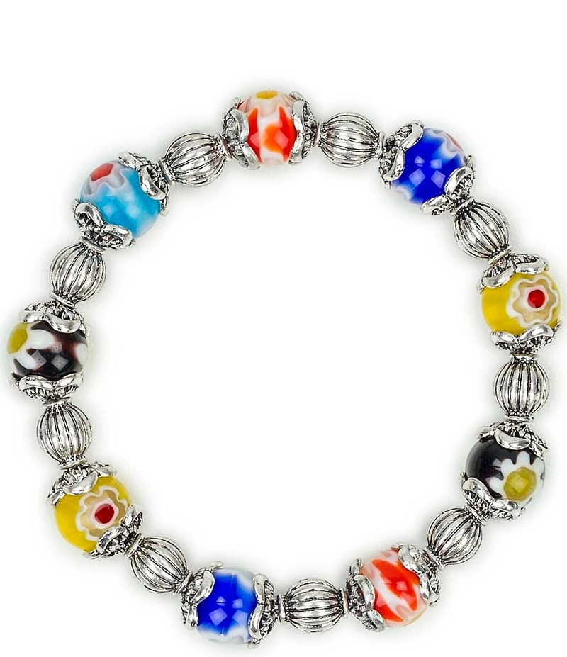 Patricia Nash Molten Bead Stretch Bracelet Set