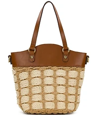 Patricia Nash Montella Basket Crossbody Bag With Scarf