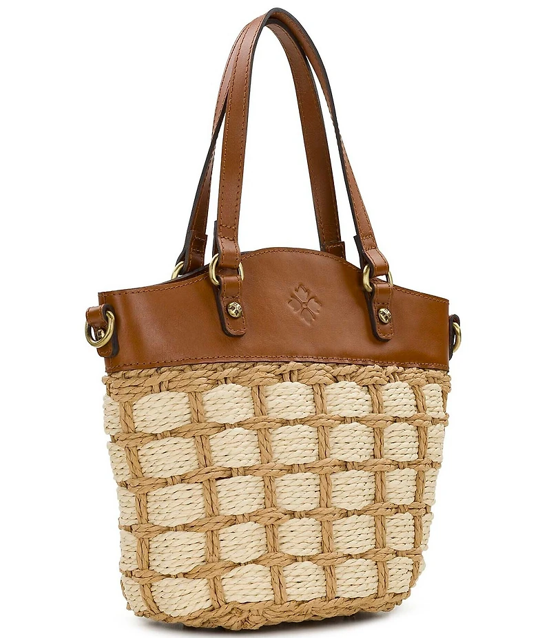 Patricia Nash Montella Basket Crossbody Bag With Scarf