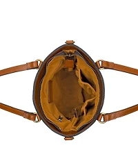 Patricia Nash Montella Denim Crossbody Bucket Bag