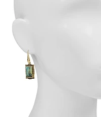 Patricia Nash Mother Of Pearl Portrait Drop Earrings