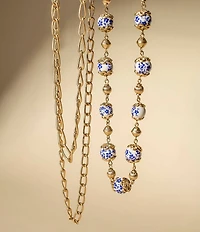 Patricia Nash Multi Chain Short Multi Stand Necklace