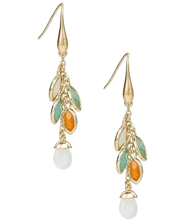 Patricia Nash Multi Charm Dangle Drop Earrings