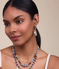 Patricia Nash Multi Charm Drop Earrings