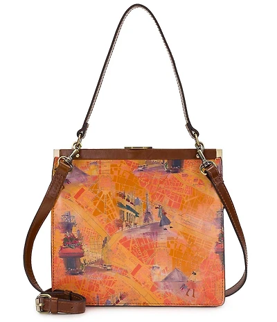 Patricia Nash Nathalie Paris Map Frame Clutch